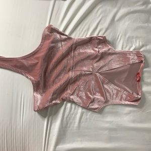 Velvet bodysuit